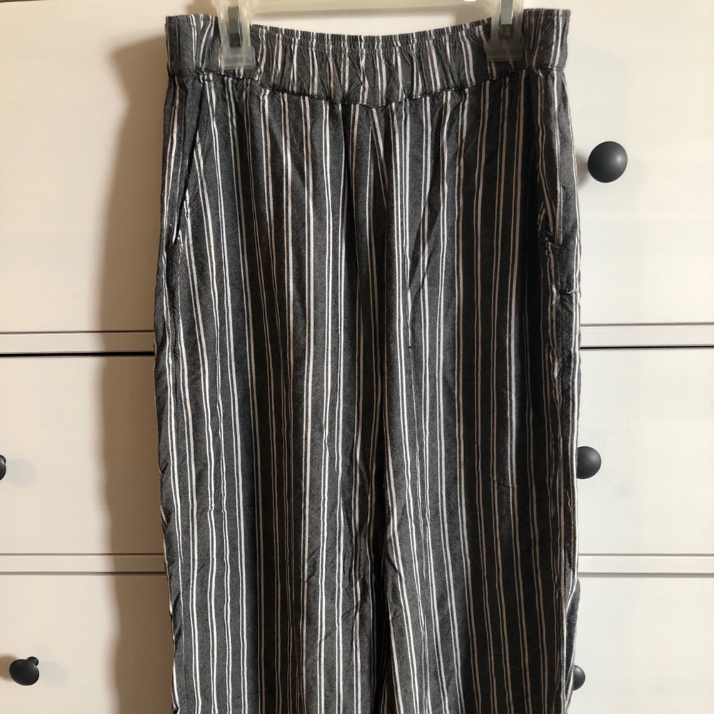 Capri loose bag pants with pockets